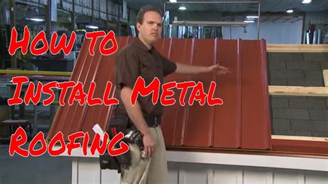 how to install sheet metal roof|step by metal roof installation.